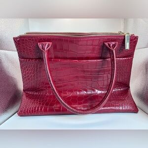 Hobbs London Red Tote Handbag Large Luxury